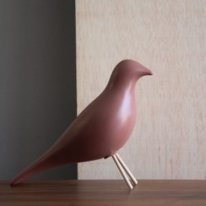 Pássaro Cerâmico Rosa Escuro - Complementos de Decoração - Decor Império