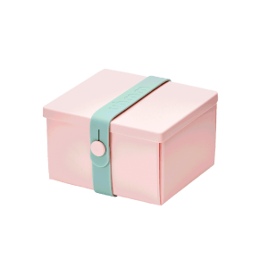 Uhmm Box Quadrada Rosa - Verde Menta