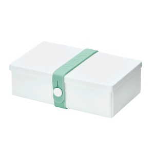 Uhmm box Retangular Branca - Verde Menta